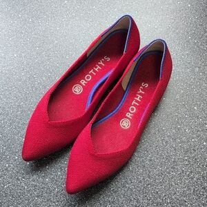 Rothy's Women's Red Flats